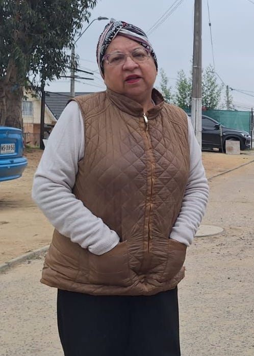 Retrato de María Angélica Barahona Ayacura, dirigente vecinal de El Bosque