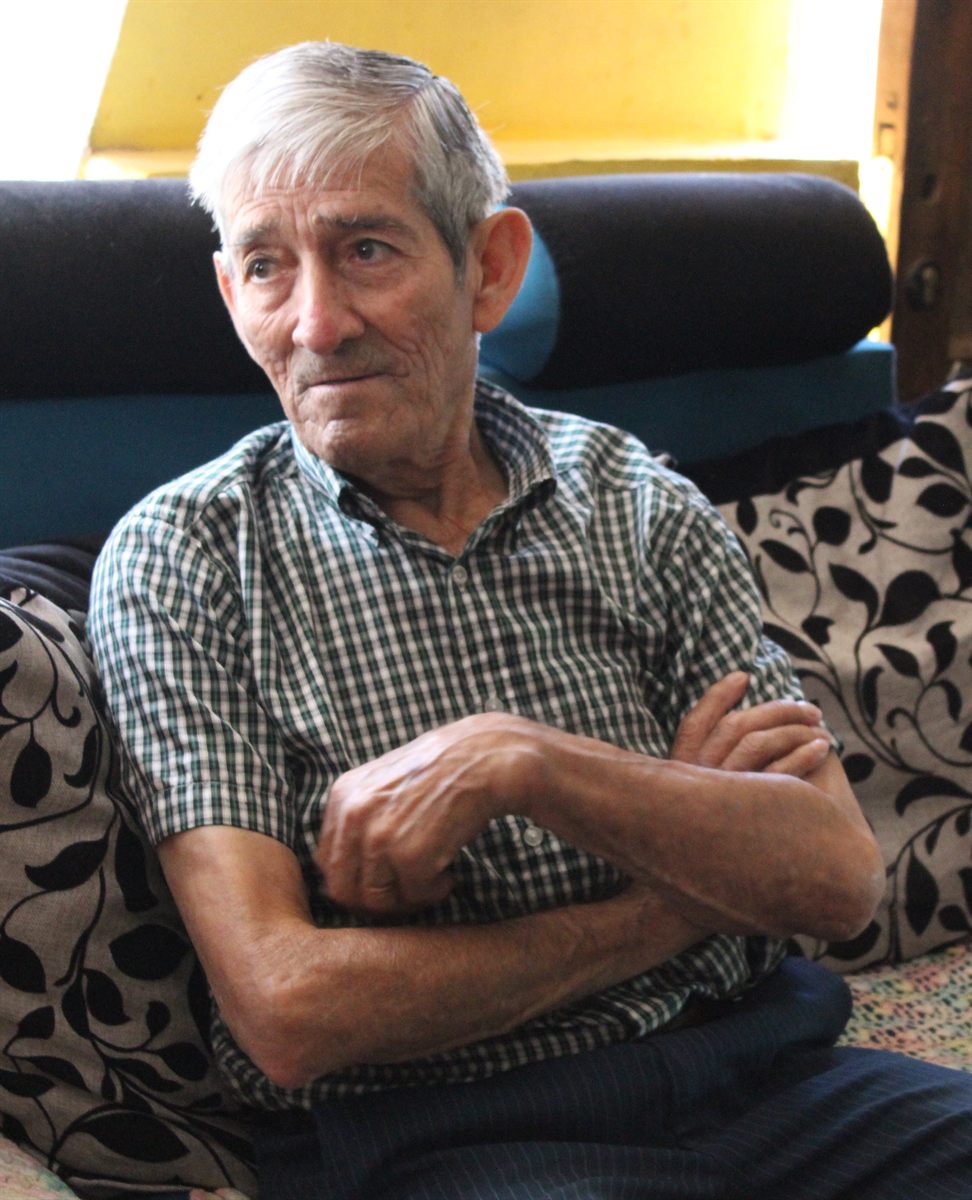 Retrato de Rurich Vega Valderrama, dirigente y alma del club Jorge Toro